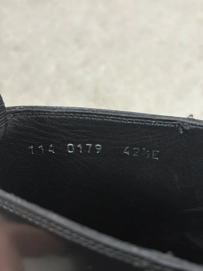 2000s Gucci Black Leather Combat Boots eeAvayP 8