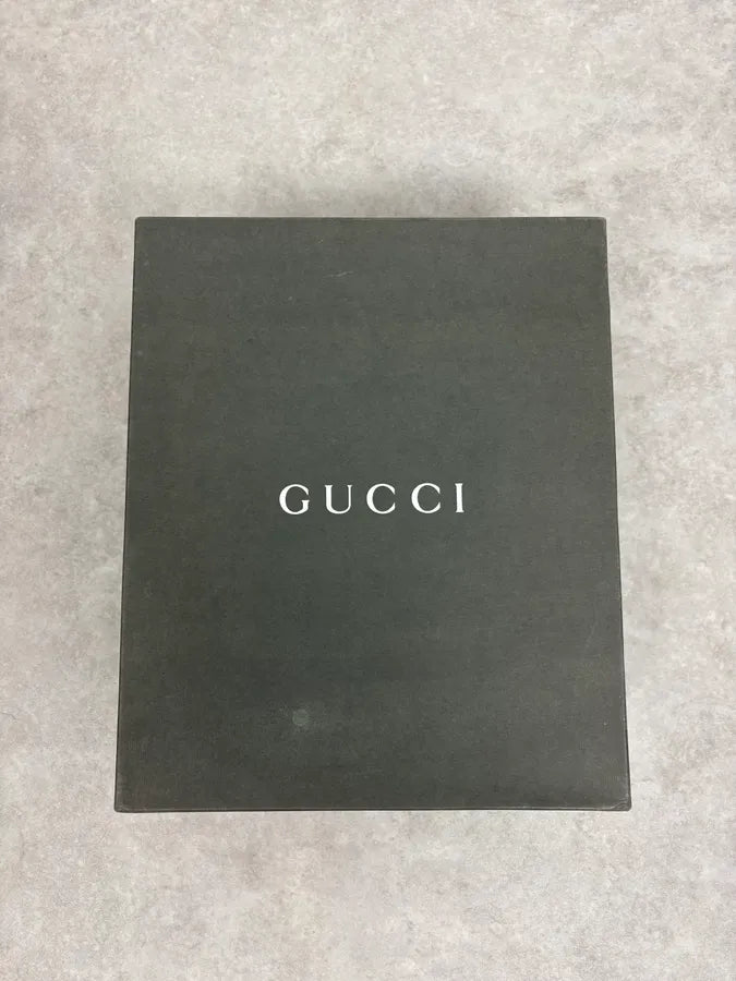 2000s Gucci Black Leather Combat Boots eeAvayP 10