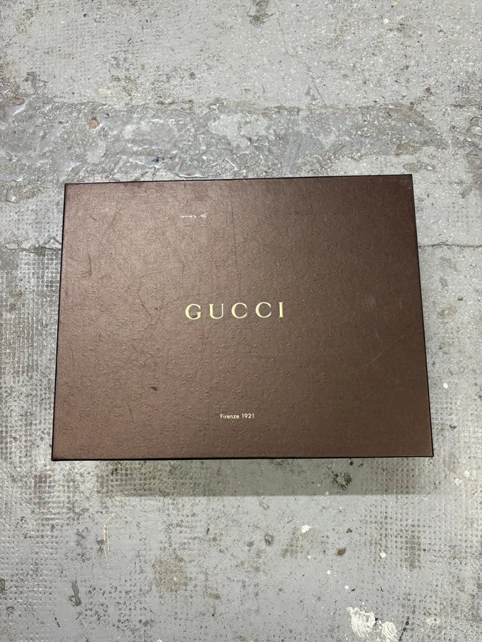 2000s Gucci Black Leather High Shoes ftaVpnG 9