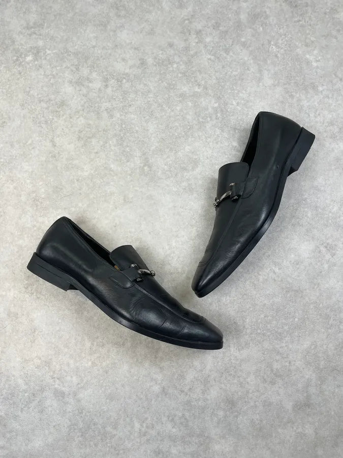 SS2002 Gucci Black Leather Loafer Shoes by Tom Ford OEhpOxl 4