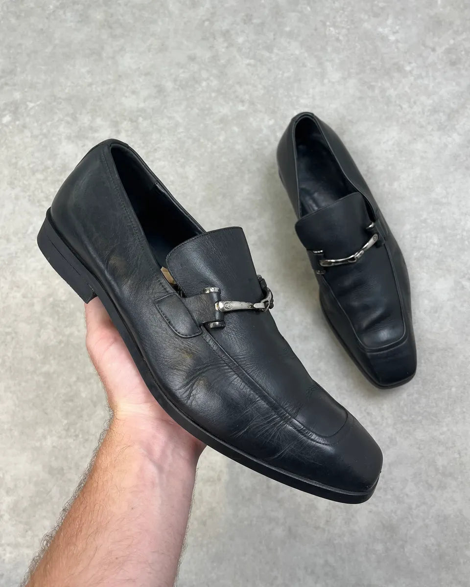 SS2002 Gucci Black Leather Loafer Shoes by Tom Ford OEhpOxl 0