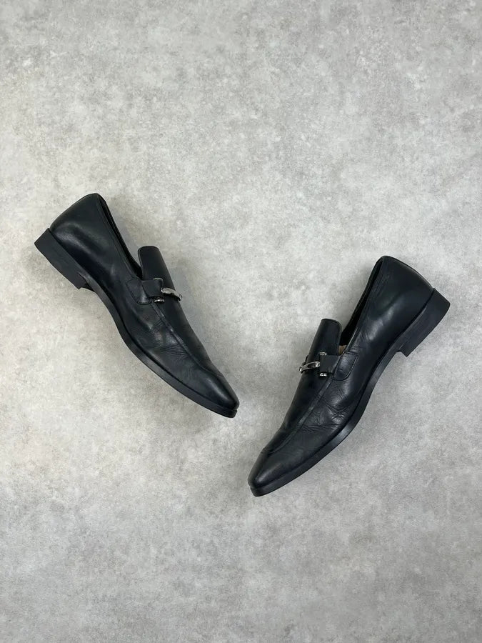 SS2002 Gucci Black Leather Loafer Shoes by Tom Ford OEhpOxl 2