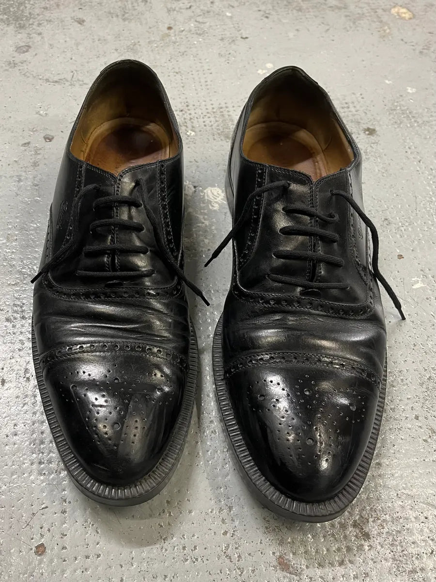 2000s Gucci Black Leather Loafers PnjdhBL 1