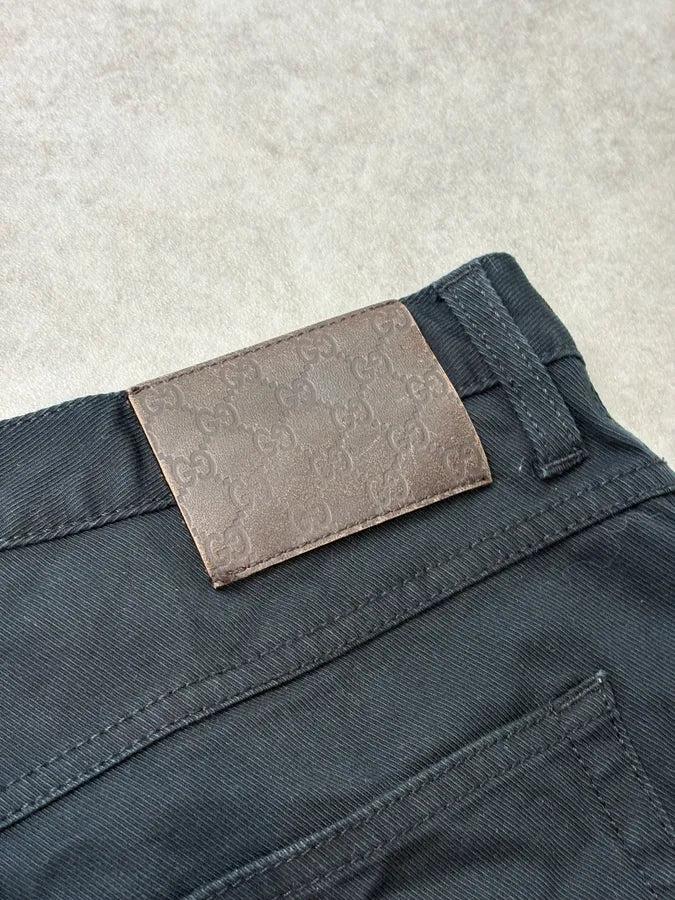 2000s Gucci Black Minimalist Denim Jeans by Frida Giannini JvrSEVj 7