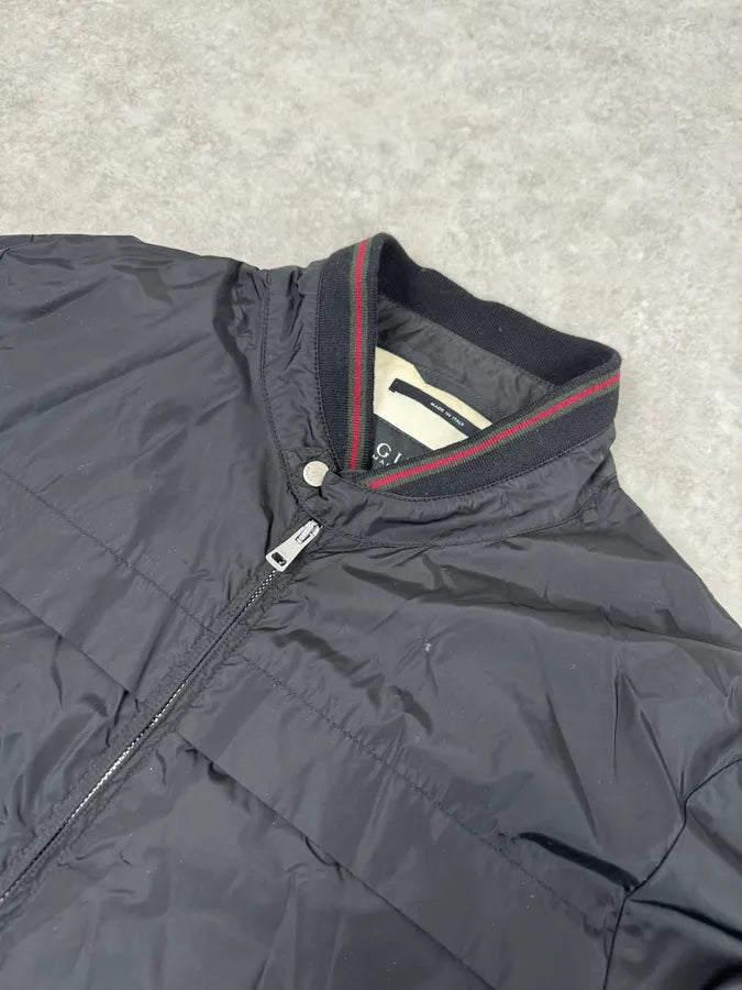2000s Gucci Black Minimalist Jacket annbEmN 4