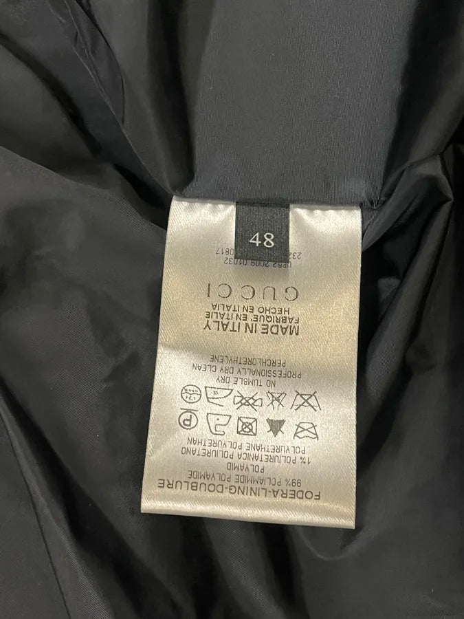 AW2009 Gucci Black Minimalist Jacket kRLhNMl 9