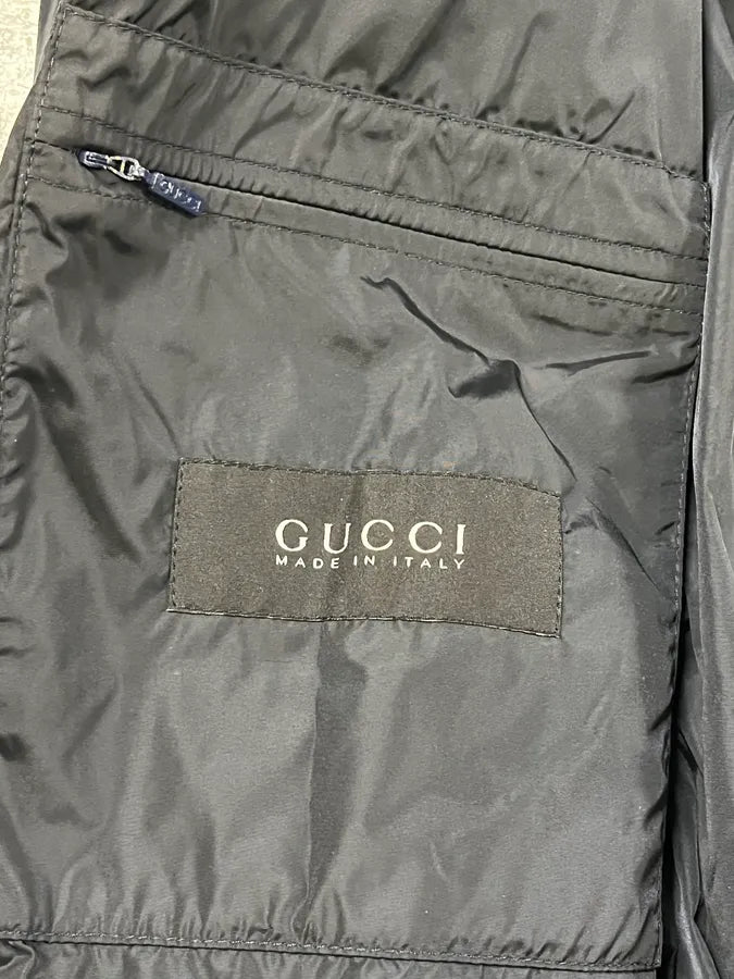 AW2009 Gucci Black Minimalist Jacket kRLhNMl 8