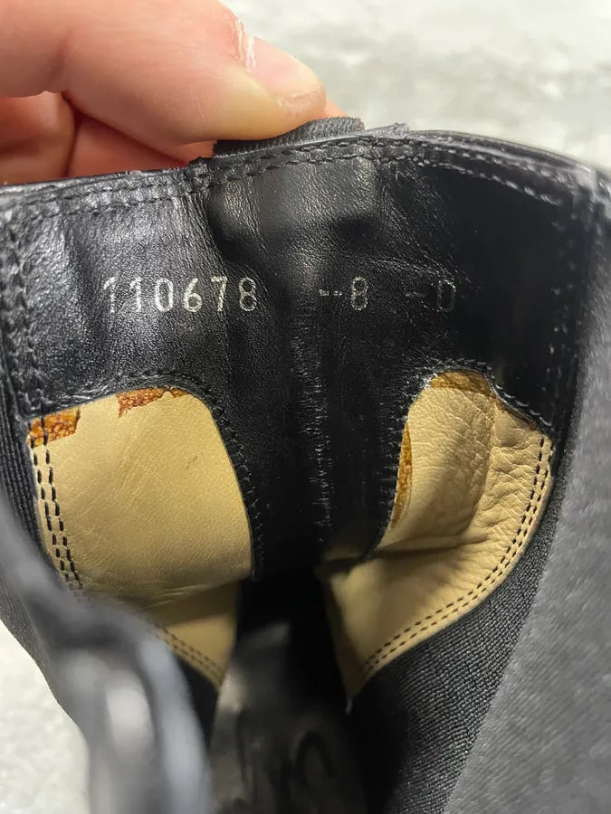 2000s Gucci Black Minimalist Leather Boots iSZmKsT 8