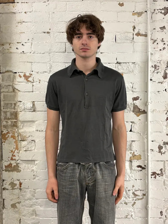 2000s Gucci Black Minimalist Polo Shirt vYHsisx 1