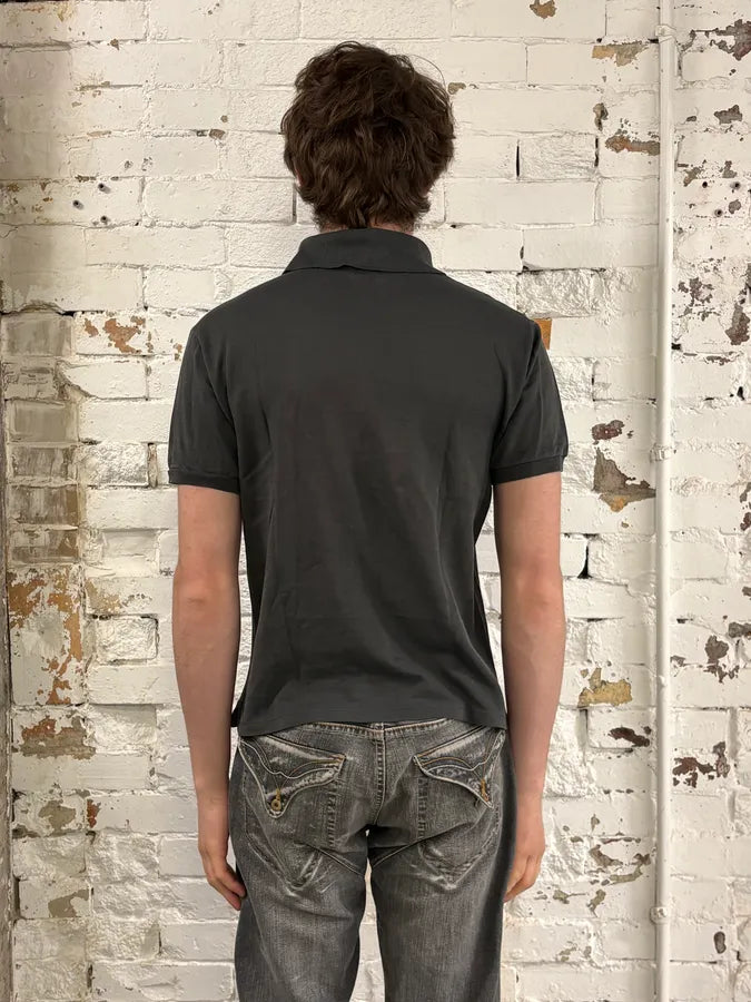 2000s Gucci Black Minimalist Polo Shirt vYHsisx 2