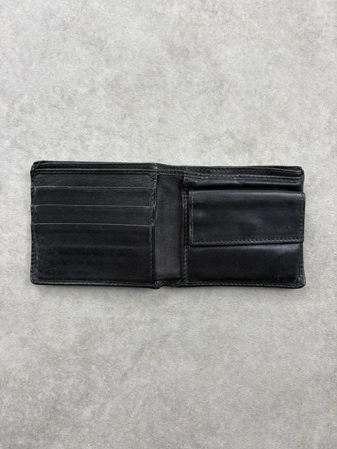 2000s Gucci Black Monogram Leather Wallet FlaFidY 5
