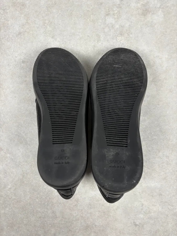 2000s Gucci Black Monogrammed High Sneakers RHejRKl 7