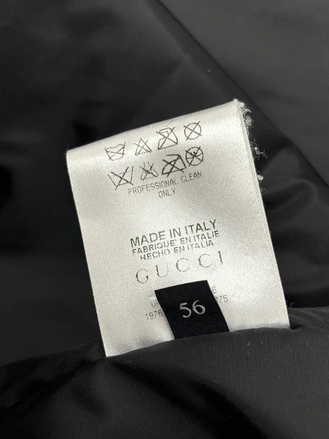 AW2008 Gucci Black Nylon Bomber Jacket OmdbheS 9