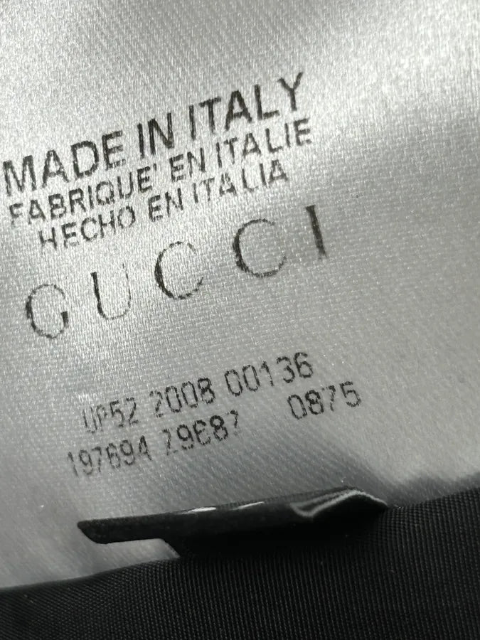 AW2008 Gucci Black Nylon Bomber Jacket OmdbheS 10