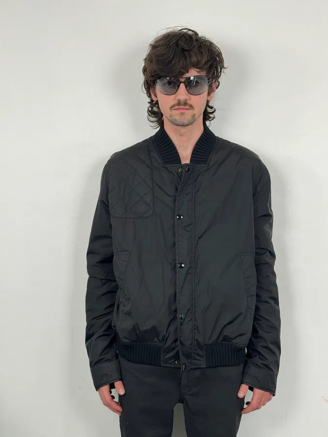 AW2008 Gucci Black Nylon Bomber Jacket OmdbheS 1