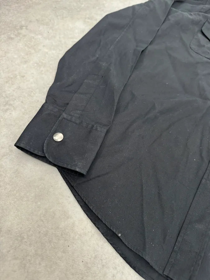 2000s Gucci Black Officer Shirt WXmpIHQ 5