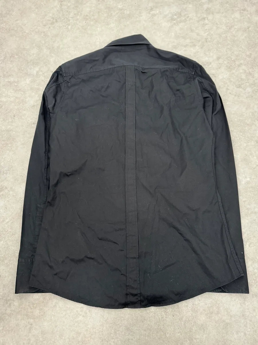 2000s Gucci Black Officer Shirt WXmpIHQ 6