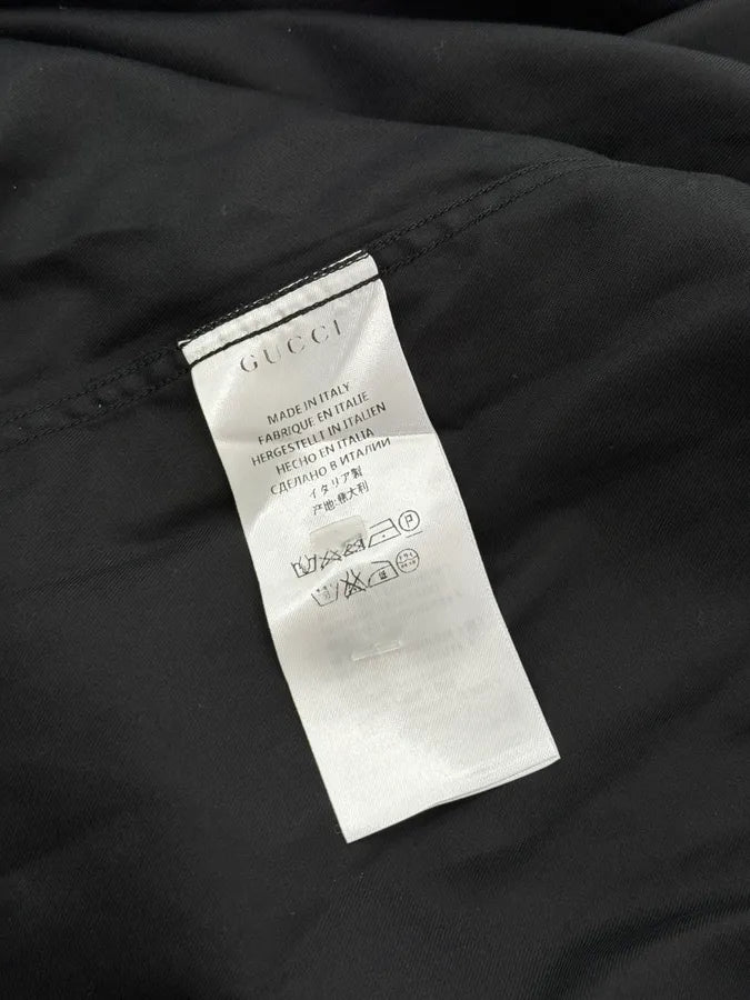 2000s Gucci Black Officer Shirt WXmpIHQ 9