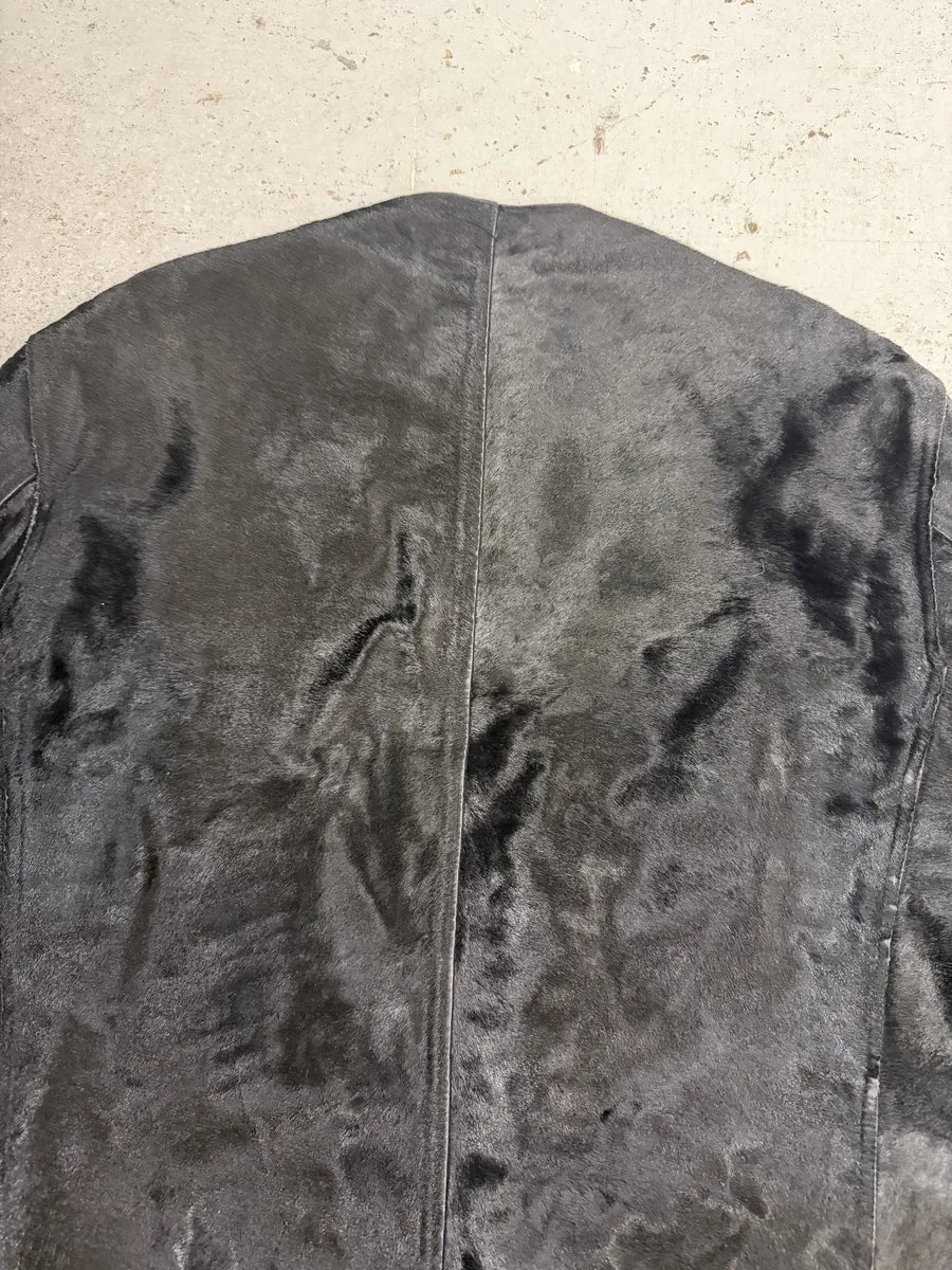 2000s Gucci Black Pony Hair Leather Jacket by Tom Ford atlcrxB 7