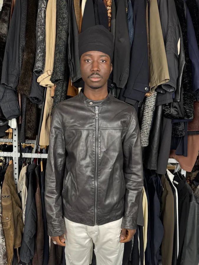 2000s Gucci Black Premium Biker Leather Jacket TTpDpTM 1