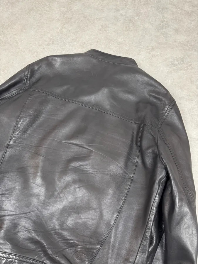 2000s Gucci Black Premium Biker Leather Jacket TTpDpTM 7