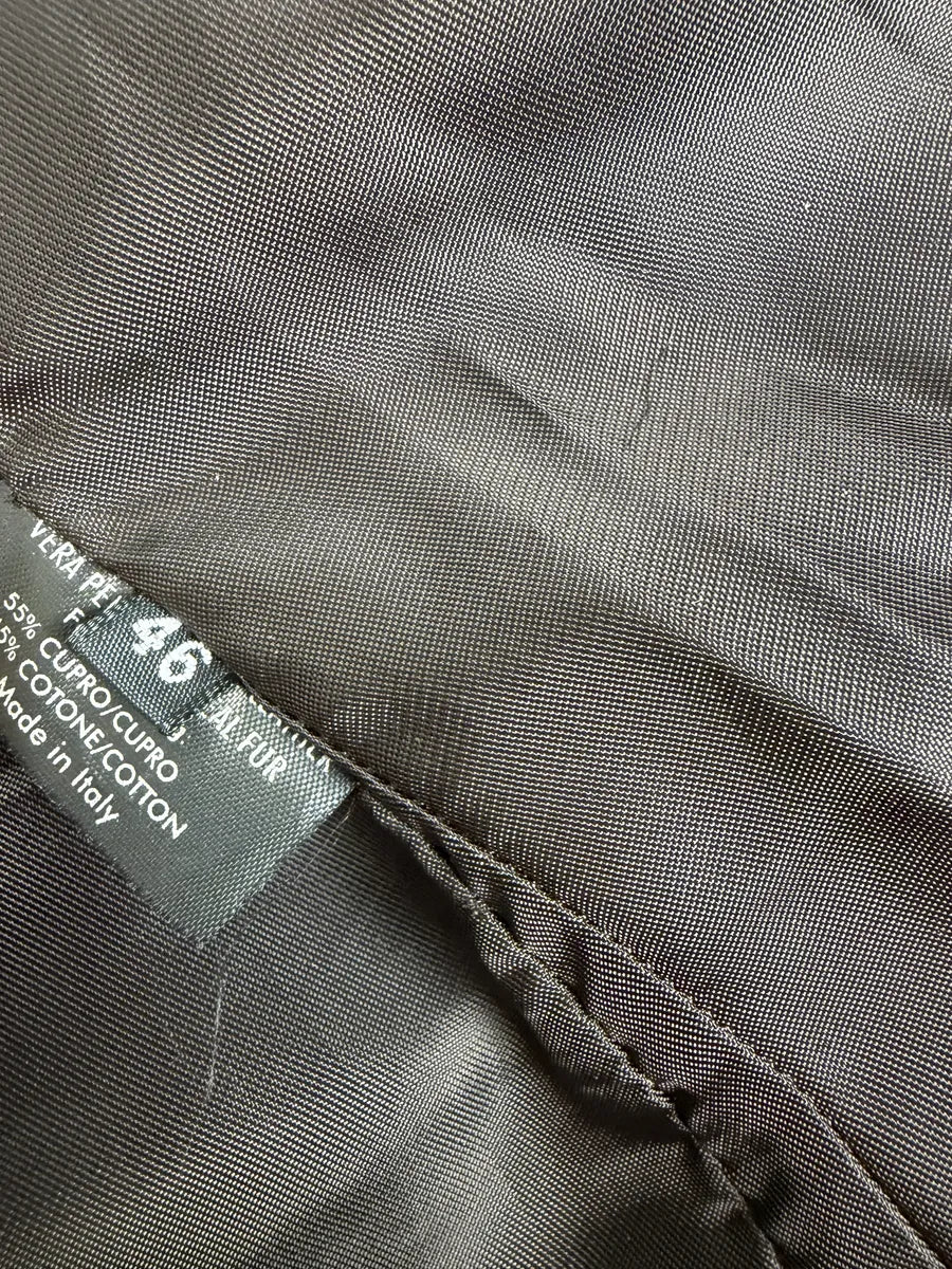 2000s Gucci Black Premium Fur Long Royal Coat XKxlxOn 14