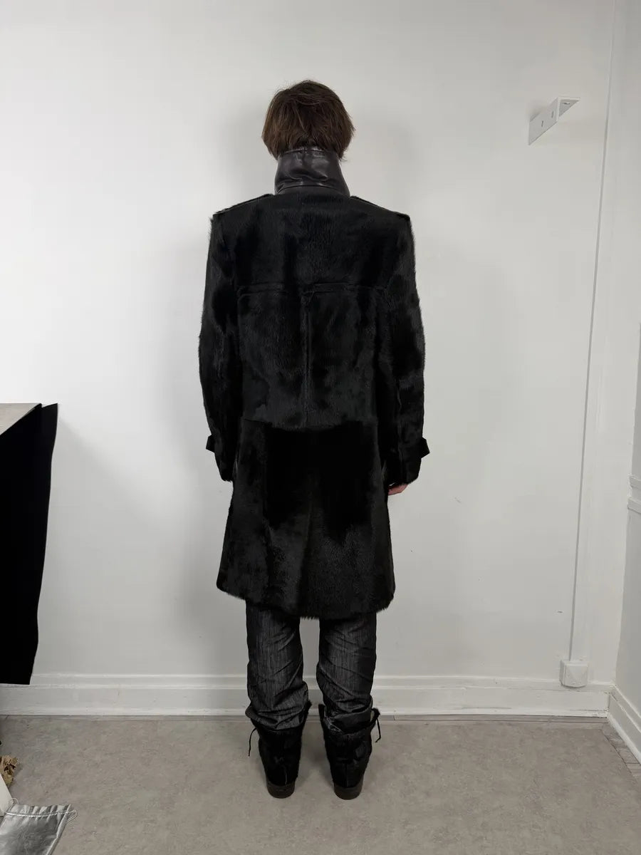2000s Gucci Black Premium Fur Long Royal Coat XKxlxOn 3