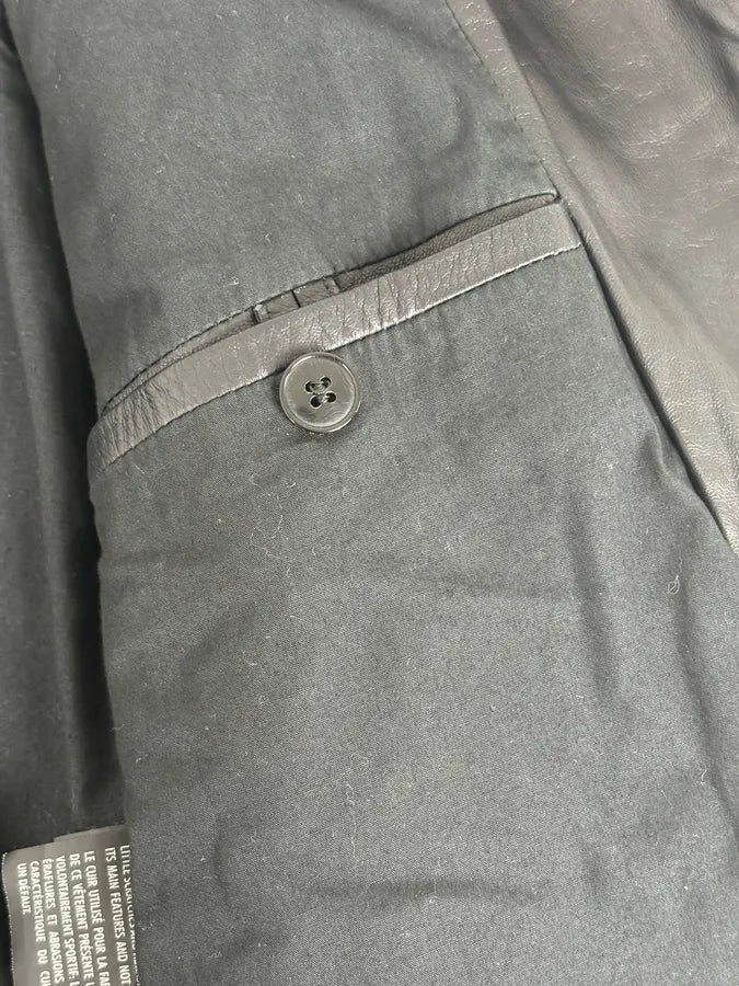 2000s Gucci Black Premium Leather Zip-up Jacket by Tom Ford jTJWYtI 10