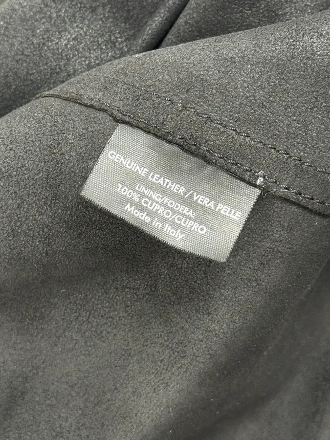 AW1999 Gucci Black Silver Belted Premium Leather Jacket by Tom Ford EydALjM 12