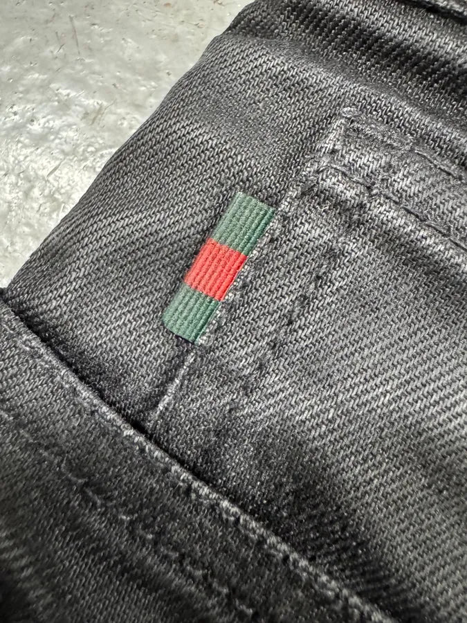 2000s Gucci Black Skinny Washed Jeans (S) aNlCyRh 5