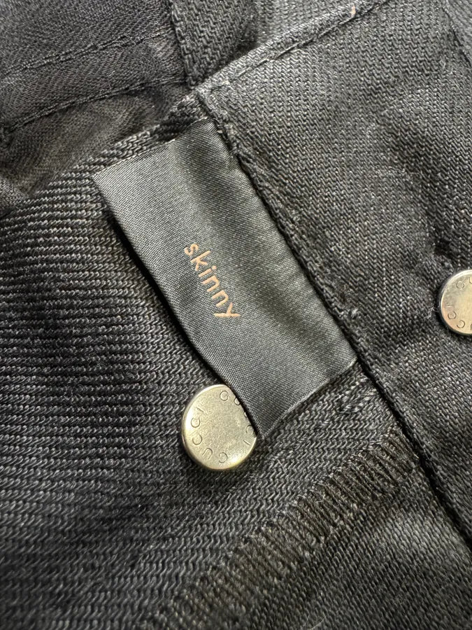 2000s Gucci Black Skinny Washed Jeans (S) aNlCyRh 8