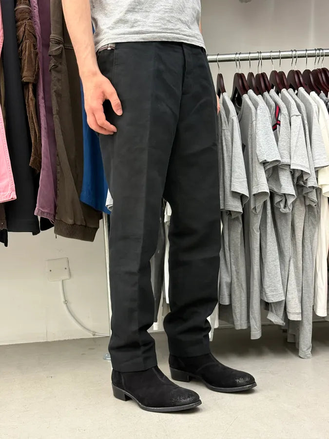 2000s Gucci Black Strap Cozy Pants THQhQIj 2