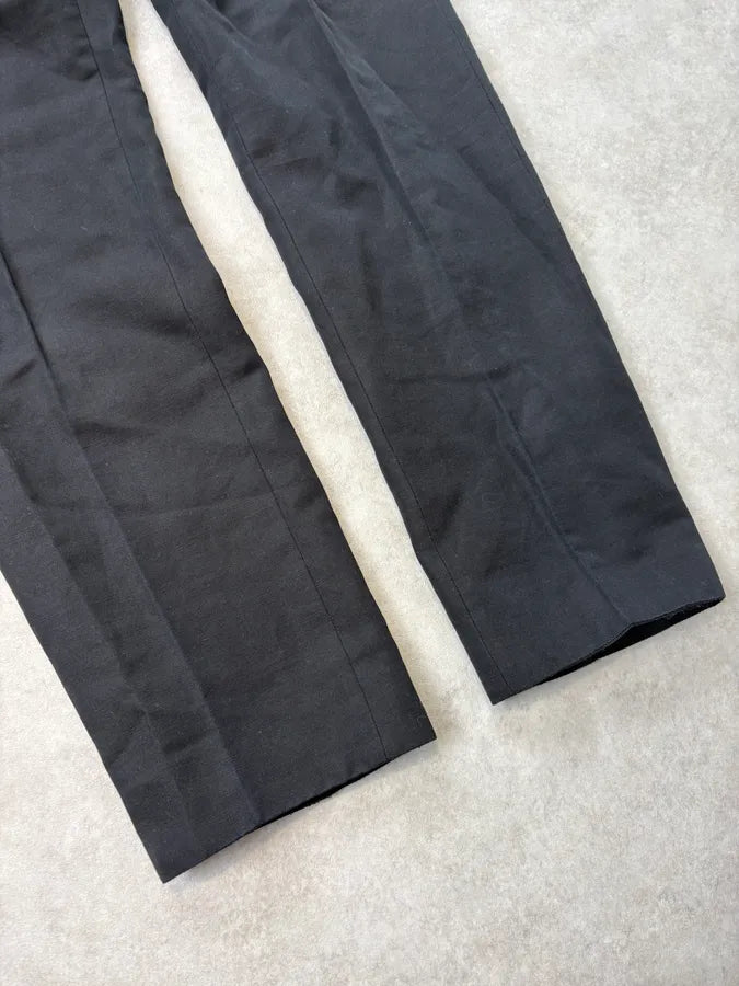 2000s Gucci Black Strap Cozy Pants THQhQIj 7