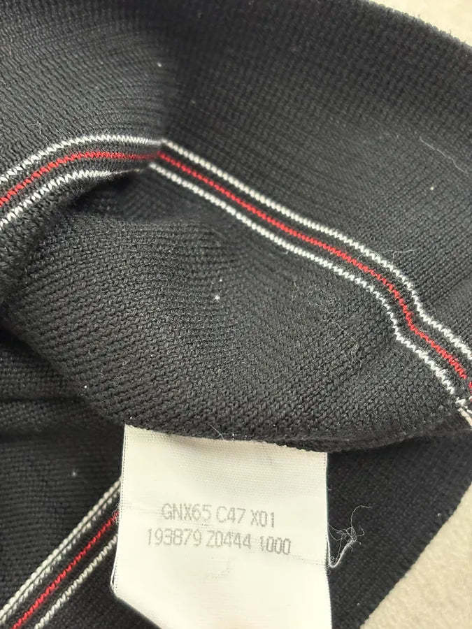 2000s Gucci Black Striped Hybrid Shirt & Sweater tPkwErJ 7
