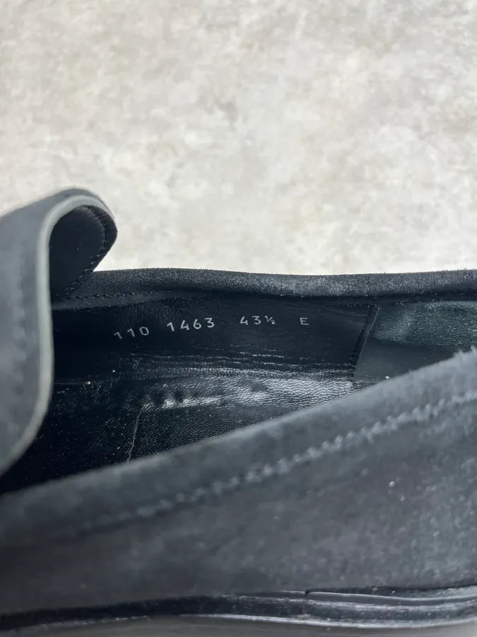 2000s Gucci Black Suede Loafers Shoes by Tom Ford bXAbgYy 9