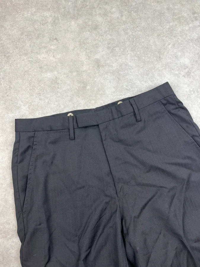2000s Gucci Black Minimalist Tailored Pants YvSdvDM 5
