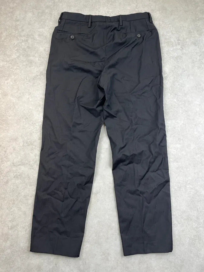 2000s Gucci Black Minimalist Tailored Pants YvSdvDM 6
