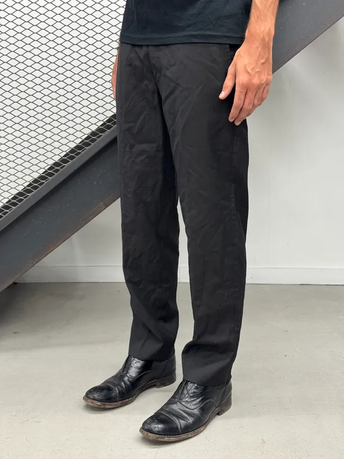 2000s Gucci Black Minimalist Tailored Pants YvSdvDM 1