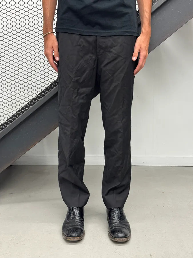 2000s Gucci Black Minimalist Tailored Pants YvSdvDM 0