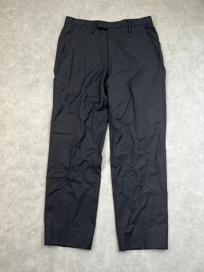 2000s Gucci Black Minimalist Tailored Pants YvSdvDM 3