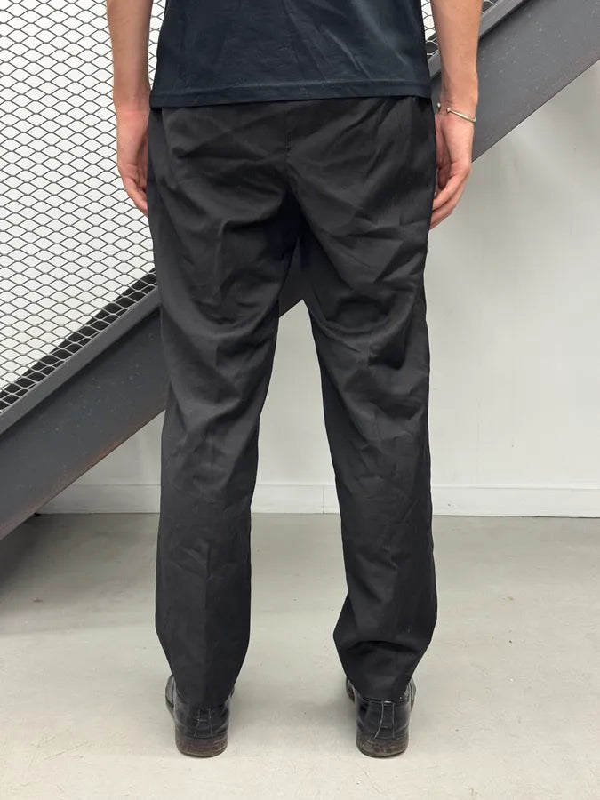 2000s Gucci Black Minimalist Tailored Pants YvSdvDM 2