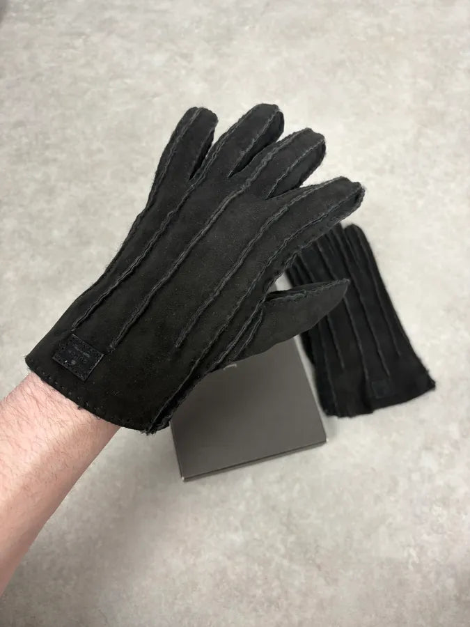2000s Gucci Black Velvet Gloves DTLERlJ 0