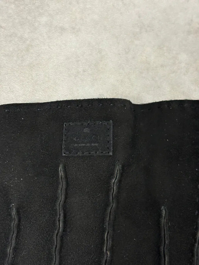 2000s Gucci Black Velvet Gloves DTLERlJ 4