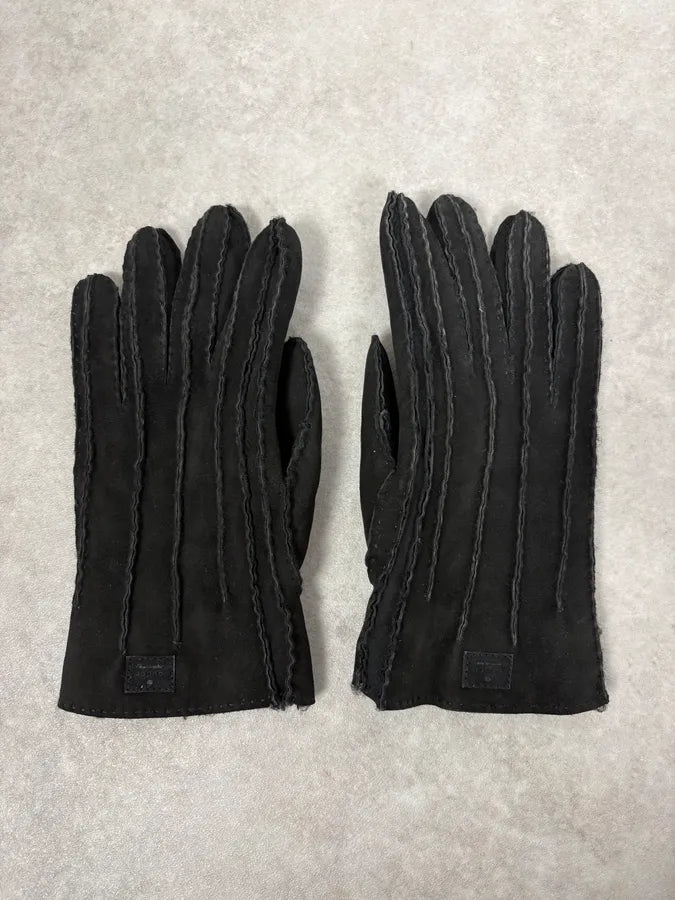 2000s Gucci Black Velvet Gloves DTLERlJ 2