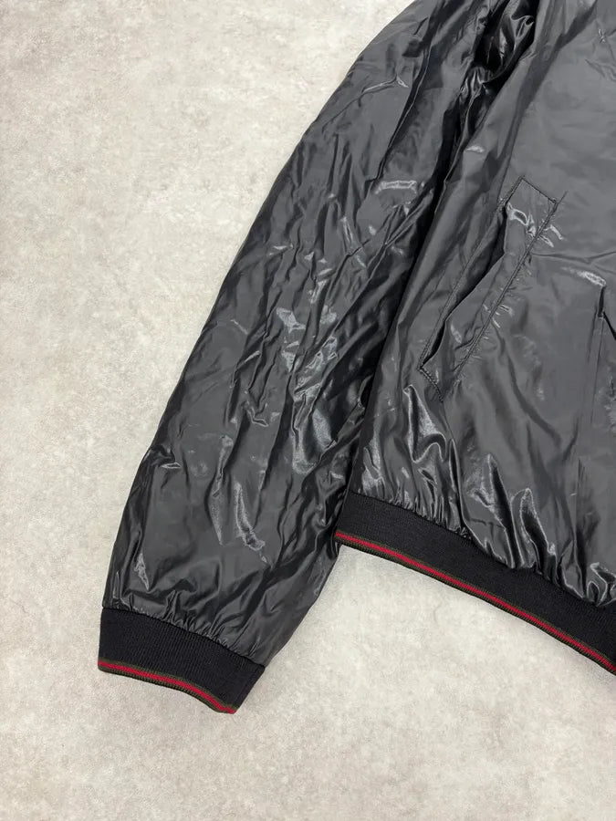 2000s Gucci Black Windbreaker Jacket cEReeiW 7
