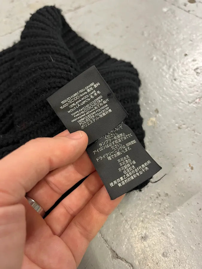 2000s Gucci Black Wolf Beanie uosLNLa 5