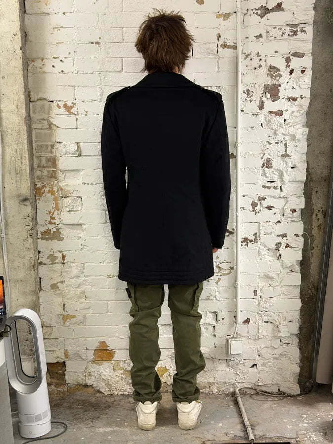 2000s Gucci Black Wool Premium Classy Long Coat itZMODg 2