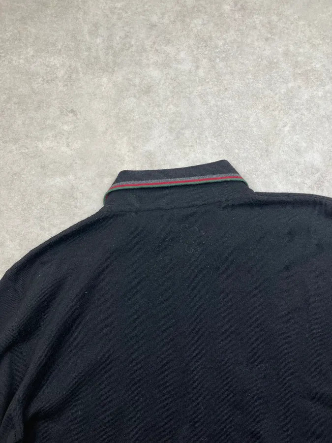 AW2001 Gucci Black Wool Signature Zip-up Sweater by Tom Ford LaOiqJP 6