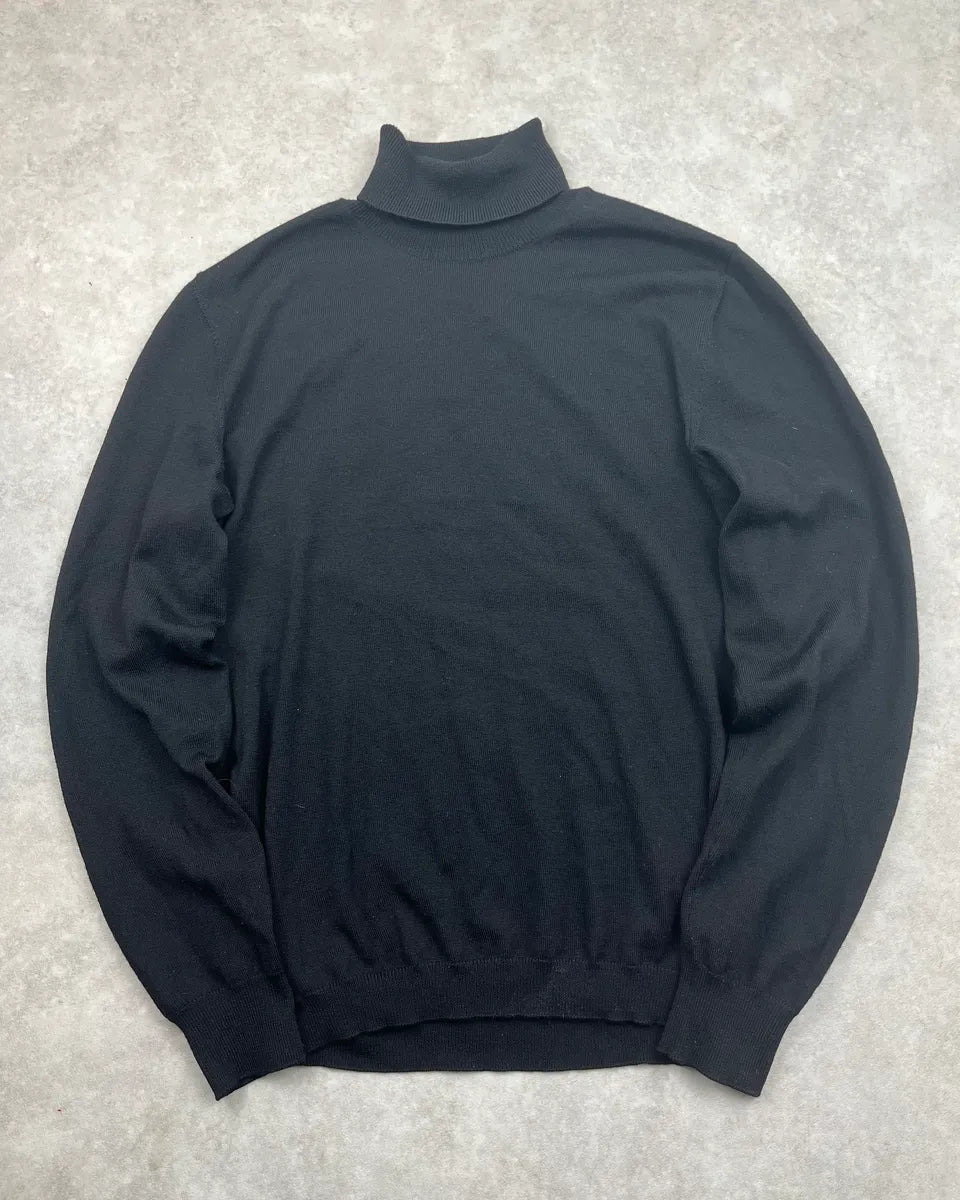 2010s Gucci Black Wool Minimalist Turtleneck Sweater EGVmddq 3
