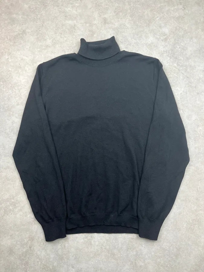 2010s Gucci Black Wool Minimalist Turtleneck Sweater EGVmddq 2
